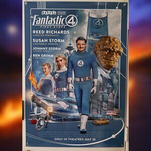 THE FANTASTIC 4: FIRST STEPS (2025) - ORIGINAL DOUBLE SIDED MOVIE POSTER